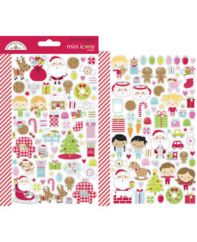 Doodlebug Design Night Before Christmas Mini Icons Sticker (7049) (DISCONTINUED)