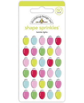 Doodlebug Design Twinkle Lights Shape Sprinkles (6942) (DISCONTINUED)