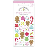 Doodlebug Design Visions of Sugarplums Shape Sprinkles (6943) (DISCONTINUED)
