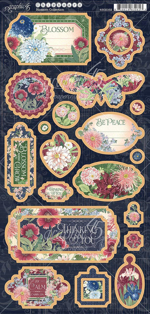 Graphic 45 Blossom Chipboard (4502162) (OUTLET)