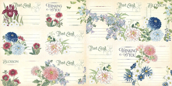 Graphic 45 Blossom Ephemera & Journaling Cards (4502164) (OUTLET)