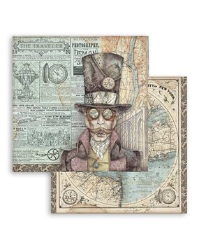 Stamperia Sir Vagabond 12x12 Inch Paper Sheets (10pcs) (SBB745) (DISCONTINUED)