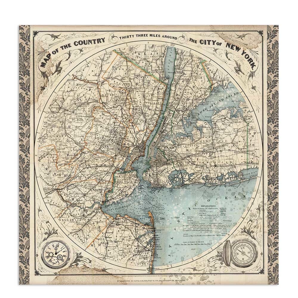 Stamperia Sir Vagabond 12x12 Inch Paper Sheets (10pcs) (SBB745) (DISCONTINUED)