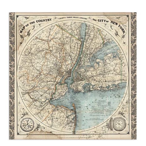 Stamperia Sir Vagabond 12x12 Inch Paper Sheets (10pcs) (SBB745) (DISCONTINUED)