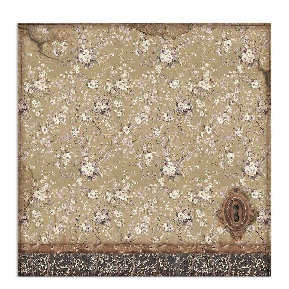 Stamperia Lady Vagabond and Cat 12x12 Inch Paper Sheets (10pcs) (SBB760) (DISCONTINUED)