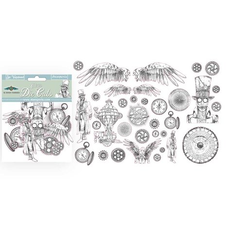 Stamperia Clear Die Cuts Sir Vagabond (DFLDCP01) (DISCONTINUED)