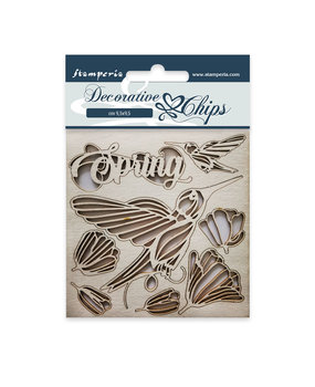 Stamperia Decorative Chips Spring (SCB21) (OUTLET)