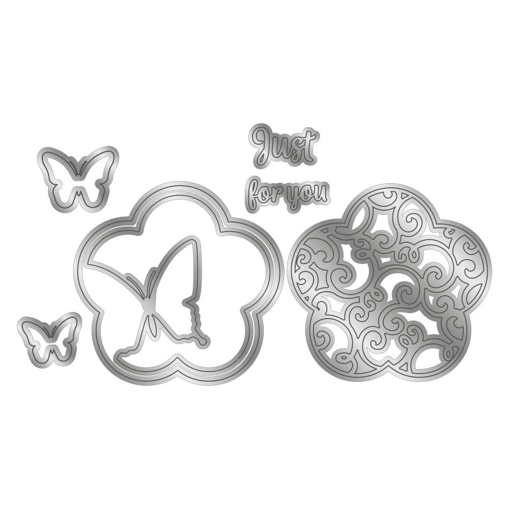 Gemini Butterfly Silhouette Elements Dies (GEM-MD-ELE-BUSI) (DISCONTINUED)