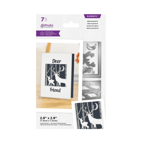 Gemini Deer Silhouette Elements Dies (GEM-MD-ELE-DESI) (DISCONTINUED) Gemini Deer Silhouette Elements Dies (GEM-MD-ELE-DESI) (DISCONTINUED)