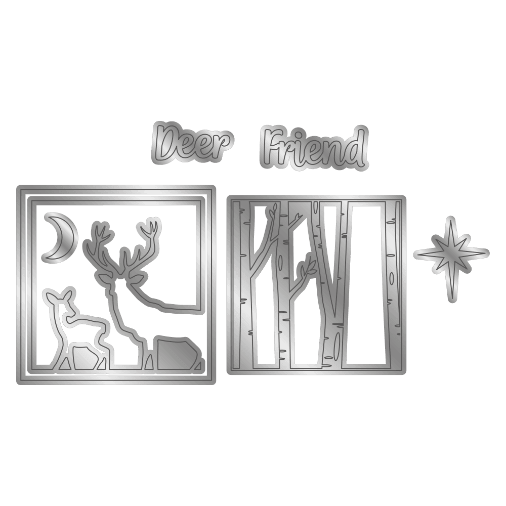 Gemini Deer Silhouette Elements Dies (GEM-MD-ELE-DESI) (DISCONTINUED) Gemini Deer Silhouette Elements Dies (GEM-MD-ELE-DESI) (DISCONTINUED)