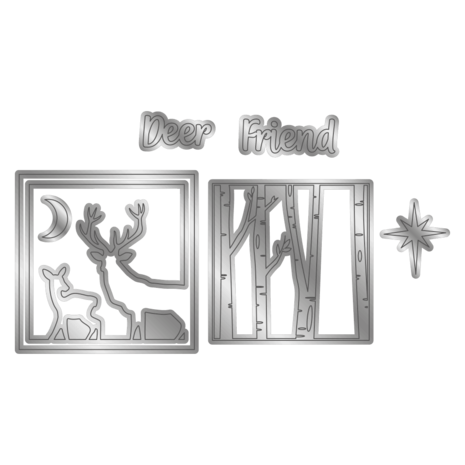 Gemini Deer Silhouette Elements Dies (GEM-MD-ELE-DESI) (DISCONTINUED) Gemini Deer Silhouette Elements Dies (GEM-MD-ELE-DESI) (DISCONTINUED)