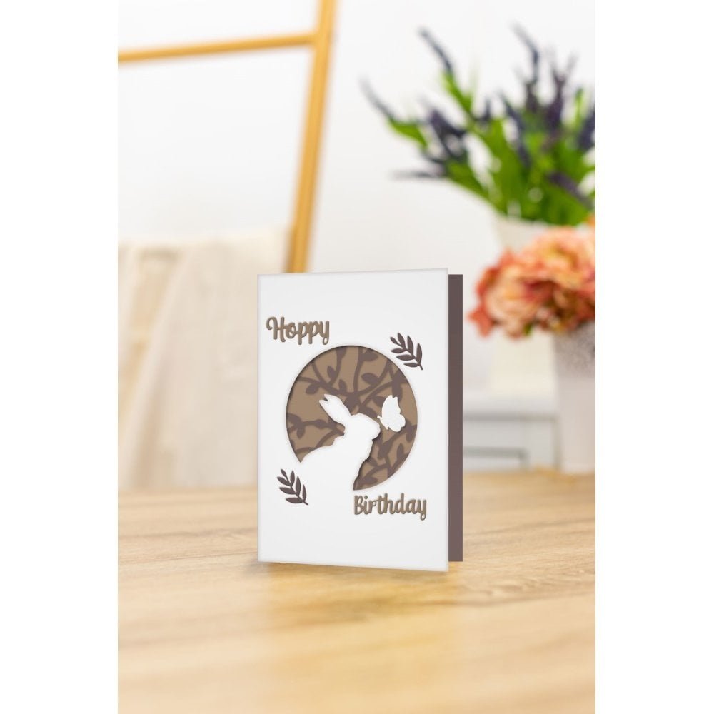 Gemini Rabbit Silhouette Elements Dies (GEM-MD-ELE-RASI) (DISCONTINUED)