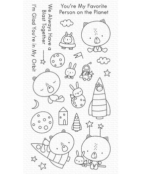 My Favorite Things Blastoff Buddies Clear Stamps (CS-530) (OUTLET)