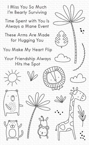 My Favorite Things Sweet Safari Clear Stamps (CS-526) (OUTLET) My Favorite Things Sweet Safari Clear Stamps (CS-526) (OUTLET)