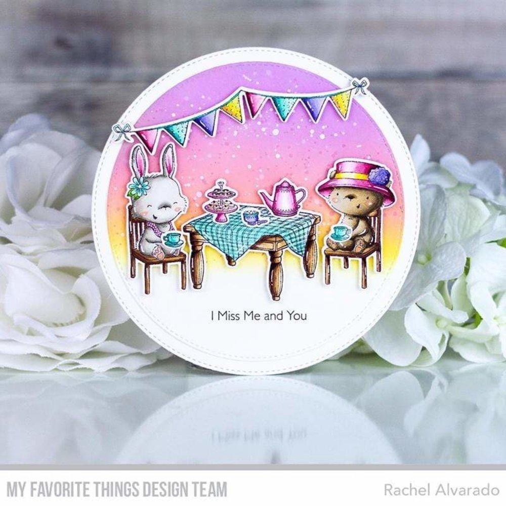My Favorite Things Tea Party Clear Stamps (SY-27) (OUTLET)