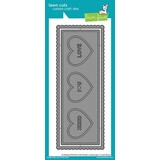Lawn Fawn Scalloped Slimline with Hearts: Landscape Dies (LF2476) (DISCONTINUED)