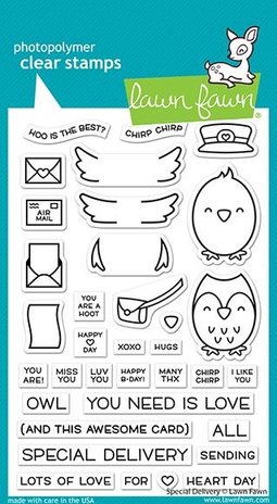 Lawn Fawn Special Delivery Clear Stamps (LF2466) (OUTLET) Lawn Fawn Special Delivery Clear Stamps (LF2466) (OUTLET)