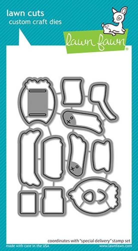 Lawn Fawn Special Delivery Dies (LF2467) (DISCONTINUED) Lawn Fawn Special Delivery Dies (LF2467) (DISCONTINUED)