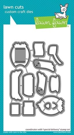 Lawn Fawn Special Delivery Dies (LF2467) (OUTLET) Lawn Fawn Special Delivery Dies (LF2467) (OUTLET)