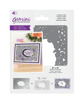 Gemini Flowers & Vines Stamp & Die (GEM-STD-FLOW) (OUTLET)