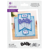 Gemini Balloon Sentiments Baby Stamp & Die (GEM-STD-BSBA) (DISCONTINUED)
