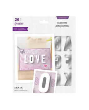 Gemini Left-Fold Alphabet Expressions Dies (GEM-MD-EXP-LFAL) (DISCONTINUED)