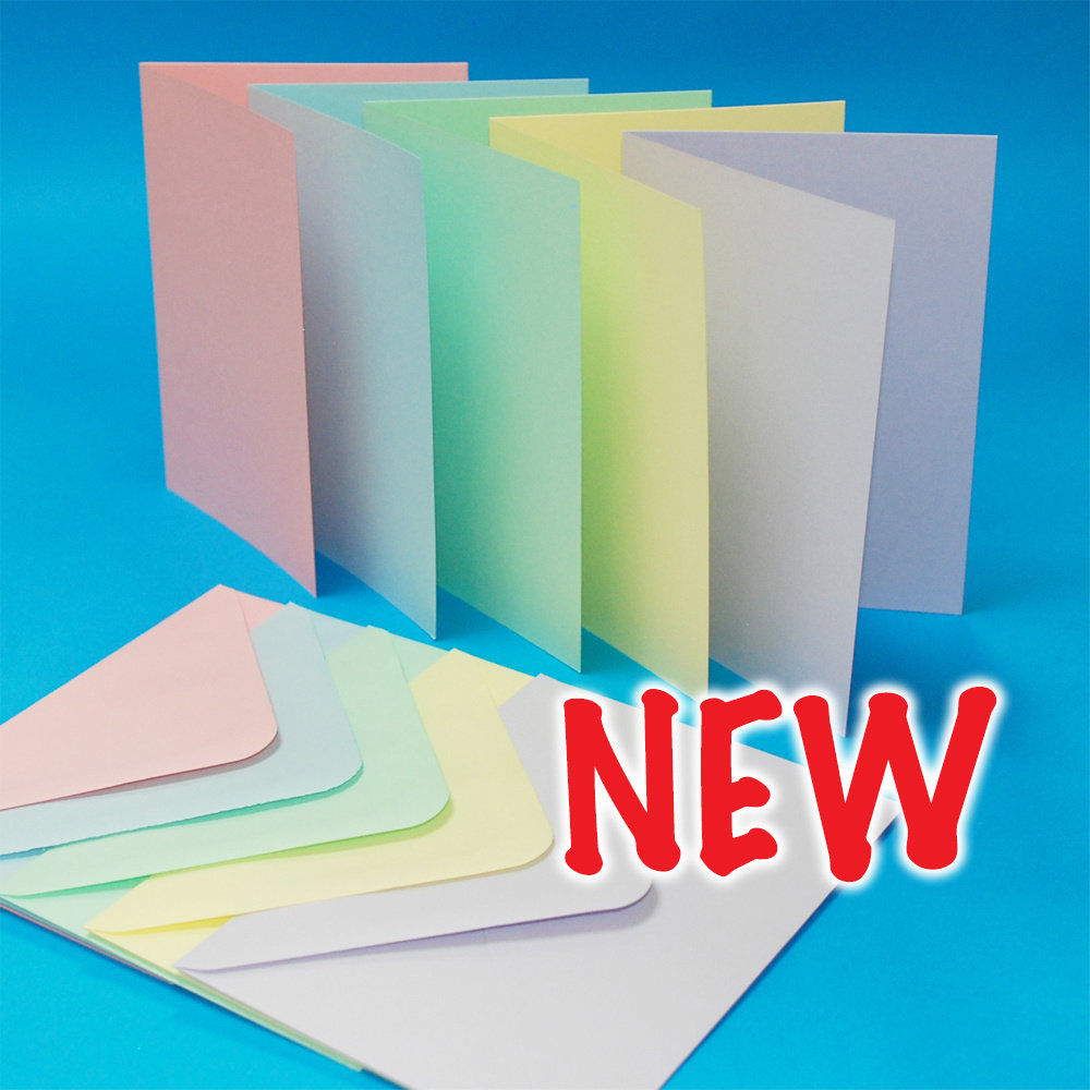 Craft UK Cards & Envelopes Assorted Pastel 5x7 Inch (CUK2307) Craft UK Cards & Envelopes Assorted Pastel 5x7 Inch (CUK2307)