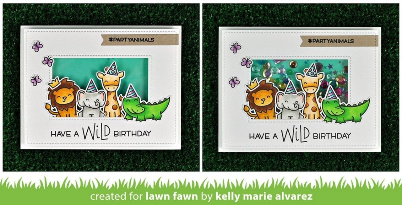 Lawn Fawn Wild For You Clear Stamps (LF1413) (DISCONTINUED)