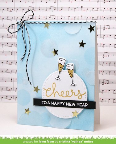 Lawn Fawn Let's Bokeh Clear Stamps (LF978) (OUTLET)