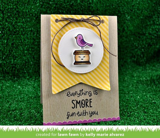 Lawn Fawn Love You S'more Clear Stamps (LF671) (OUTLET) Lawn Fawn Love You S'more Clear Stamps (LF671) (OUTLET)