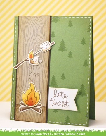 Lawn Fawn Love You S'more Clear Stamps (LF671) (OUTLET) Lawn Fawn Love You S'more Clear Stamps (LF671) (OUTLET)