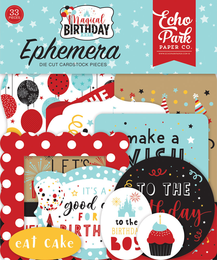 Echo Park Magical Birthday Boy Ephemera (MBB232024) (DISCONTINUED)