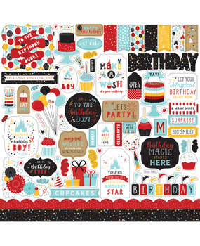 Echo Park Magical Birthday Boy 12x12 Inch Element Sticker (MBB232014) (DISCONTINUED) Echo Park Magical Birthday Boy 12x12 Inch Element Sticker (MBB232014) (DISCONTINUED)