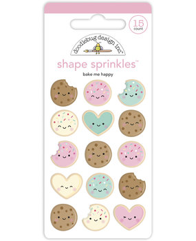 Doodlebug Design Bake Me Happy Shape Sprinkles (7089) (DISCONTINUED)