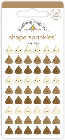 Doodlebug Design Bitsy Chips Shape Sprinkles (7090) (DISCONTINUED)
