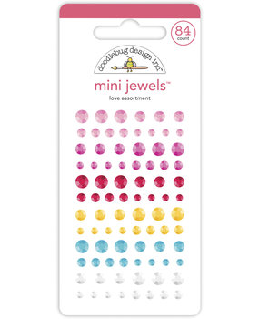 Doodlebug Design Love Assortment Mini Jewels (7094) (DISCONTINUED)