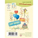 Leane Creatief Let’s Party Clear Stamps (55.7309) (OUTLET)