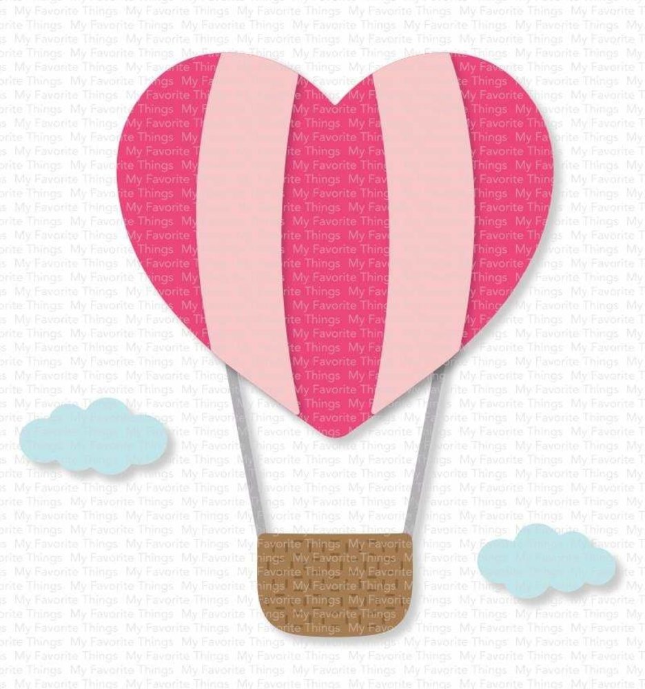 My Favorite Things Heart Air Balloon Die-namics (MFT-1911) (OUTLET)