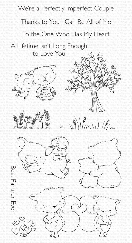 My Favorite Things Perfect Couple Clear Stamps (SY-28) (OUTLET)