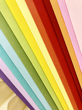 Picket Fence Studios Slim Line Envelopes 4.125 x 9.5 Inch Rainbow (EN-100) (OUTLET)