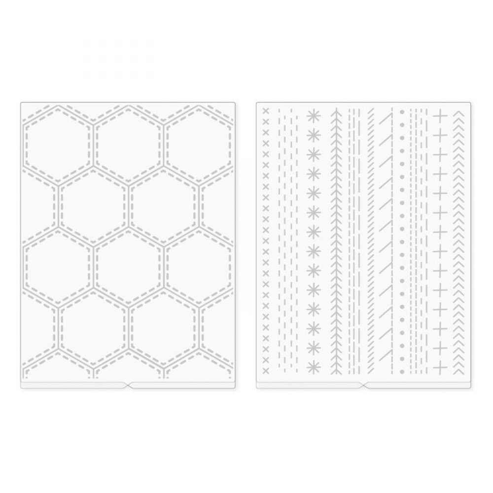 We R Makers Paige Evans Revolution Embossing Folder (2pcs) (661204) (OUTLET)