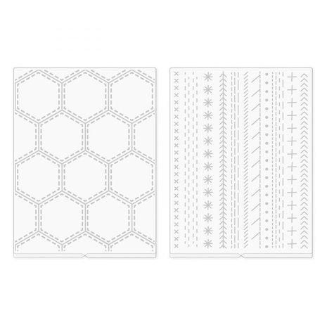 We R Makers Paige Evans Revolution Embossing Folder (2pcs) (661204) (OUTLET)