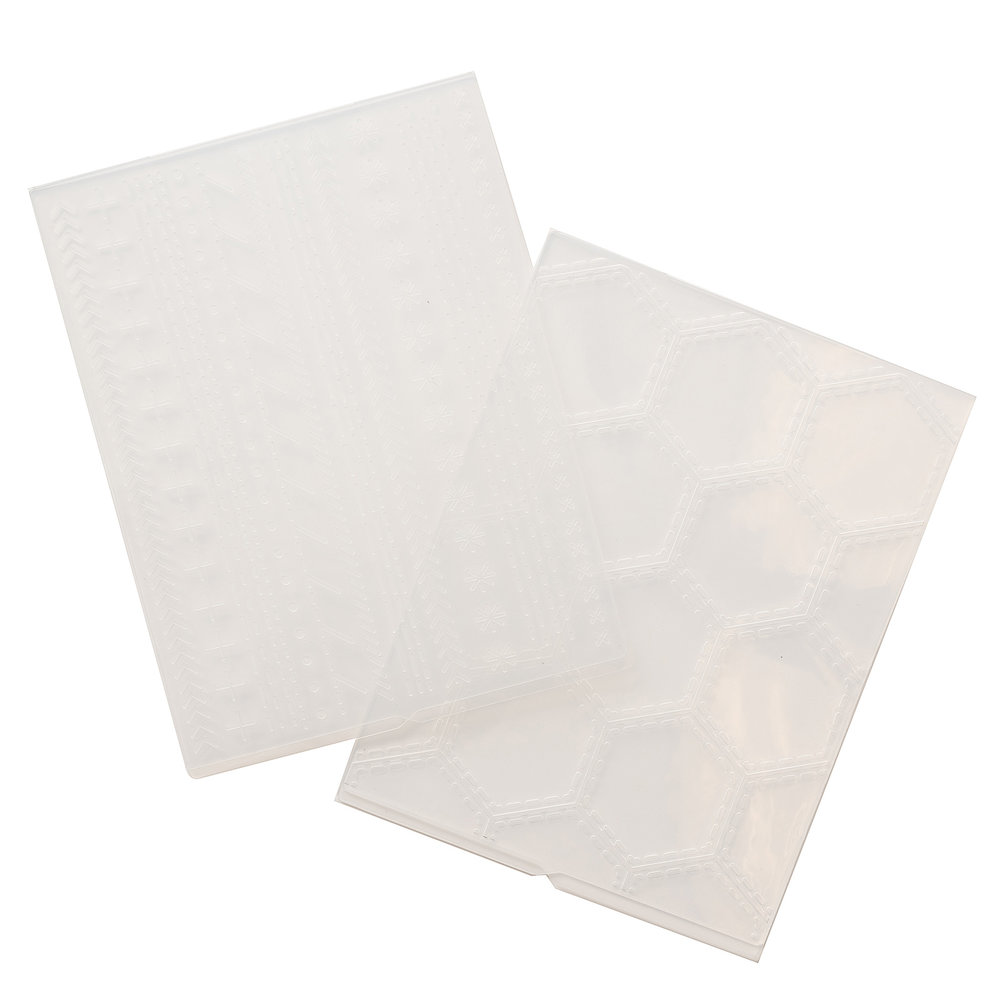 We R Makers Paige Evans Revolution Embossing Folder (2pcs) (661204) (OUTLET)