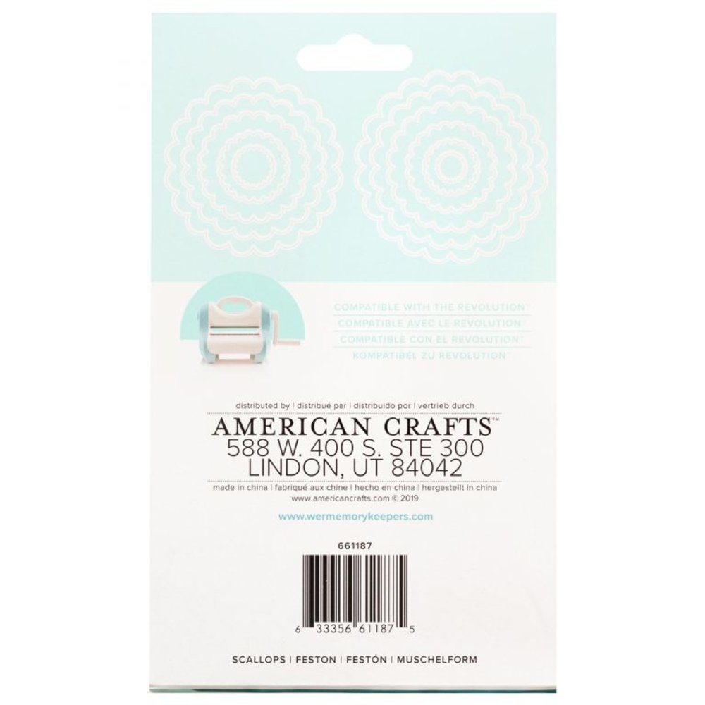 We R Makers Scallop Revolution Nested Dies (11pcs) (661187) (OUTLET)