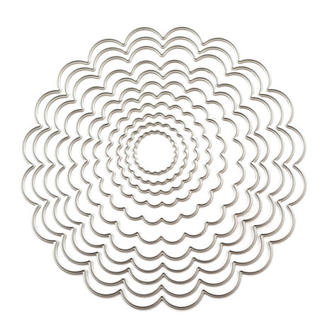We R Makers Scallop Revolution Nested Dies (11pcs) (661187) (OUTLET)