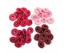 We R Memory Keepers Red Crop-A-Dile Wide Eyelet (40pcs) (41585-5)