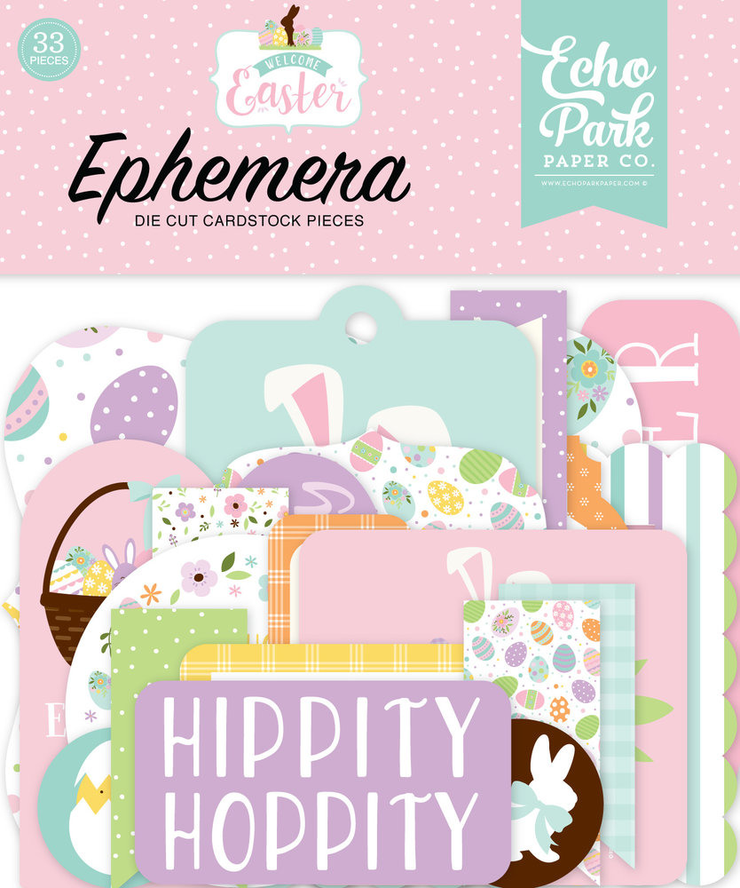 Echo Park Welcome Easter Ephemera (WEE236024) (OUTLET)