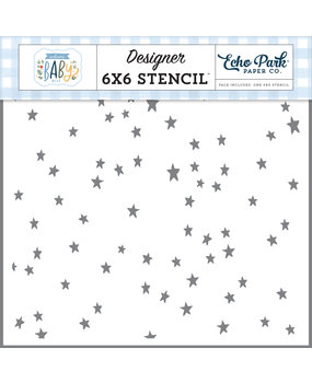 Echo Park Dream Big 6x6 Inch Stencil (WBB234033) (DISCONTINUED)