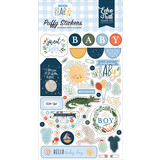 Echo Park Welcome Baby Boy Puffy Stickers (WBB234066) (DISCONTINUED)