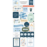 Echo Park Welcome Baby Boy 6x13 Inch Chipboard Phrases (WBB234022) (DISCONTINUED)